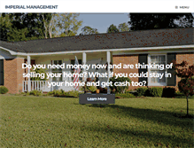 Tablet Screenshot of imperialmgt.com